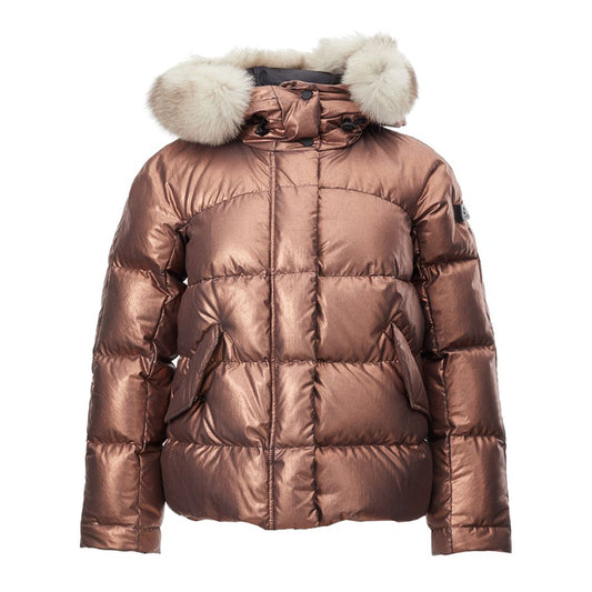Peuterey Bronze Hooded Puffer Jacket