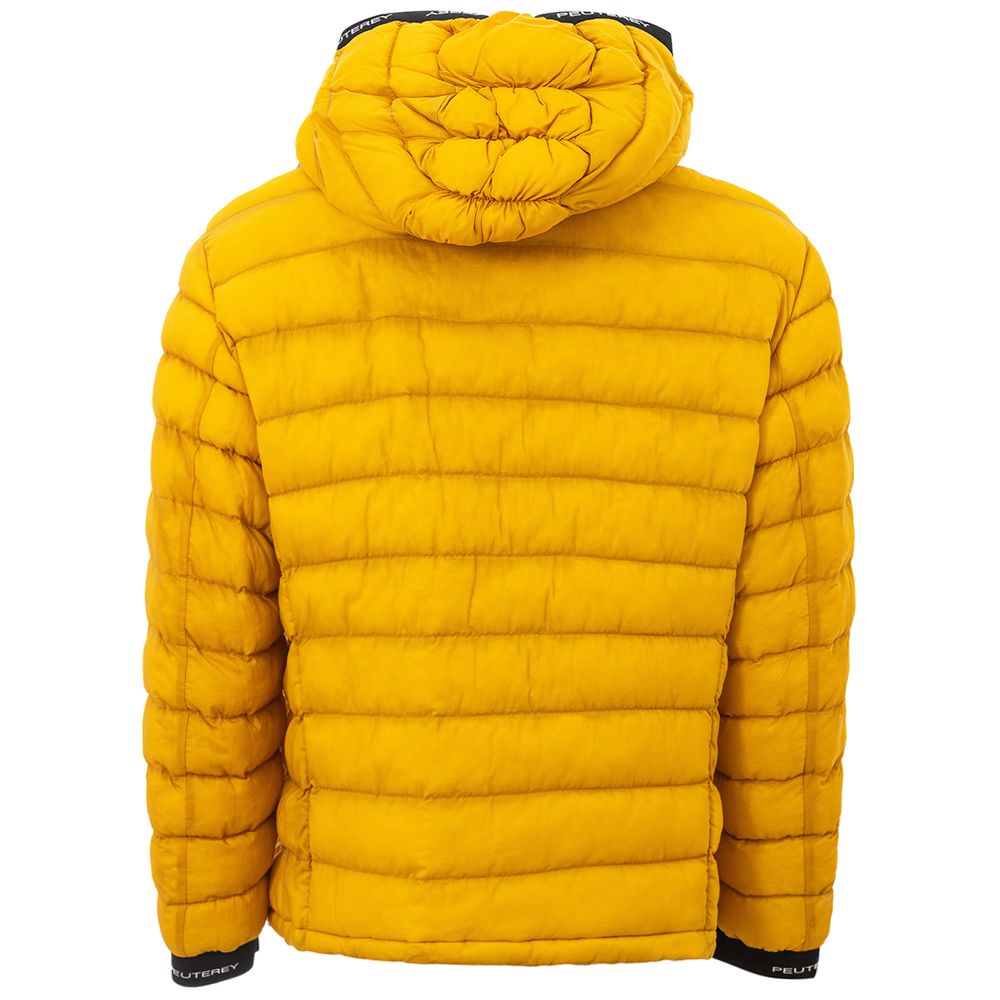 Peuterey - Men’s Lightweight Hooded Jacket in Sunshine Yellow with Black Details