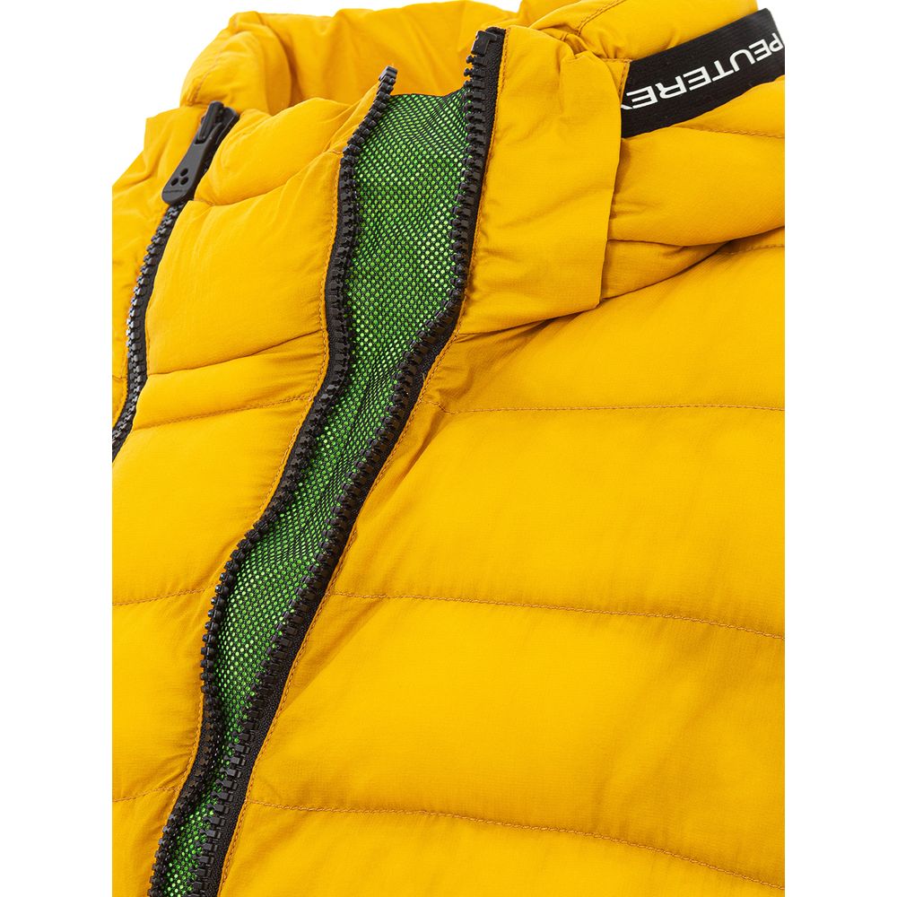 Peuterey - Men’s Lightweight Hooded Jacket in Sunshine Yellow with Black Details