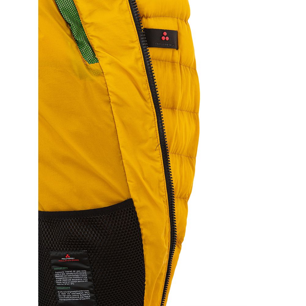 Peuterey - Men’s Lightweight Hooded Jacket in Sunshine Yellow with Black Details