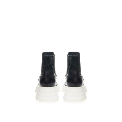 Alexander McQueen - Monochrome Chunky Sole Chelsea Boots