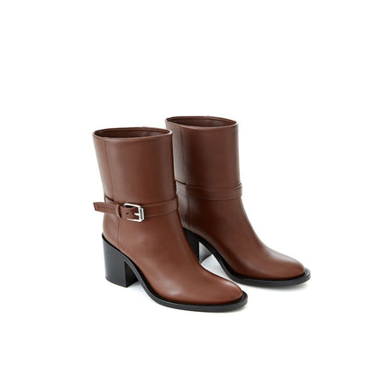 Burberry Brown Leather Boot: Timeless Elegance Redefined
