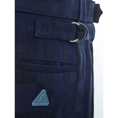 Emporio Armani Blue Linen Pants