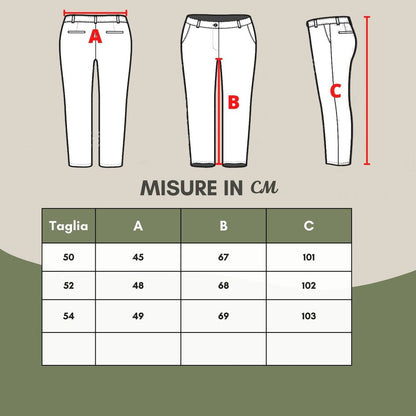 Emporio Armani Blue Linen Pants