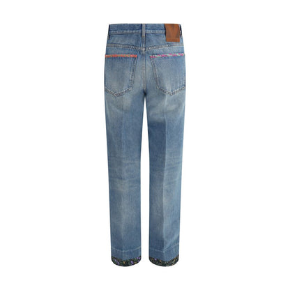 Valentino Floral Detail Jeans