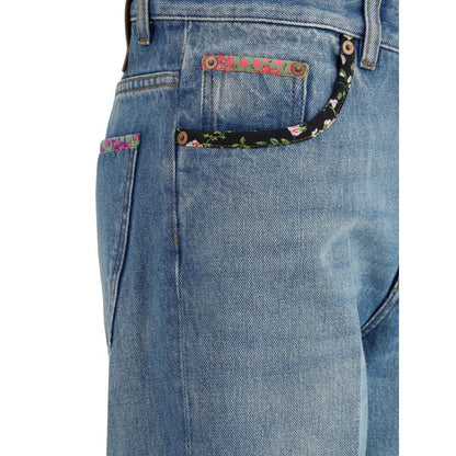 Valentino Floral Detail Jeans