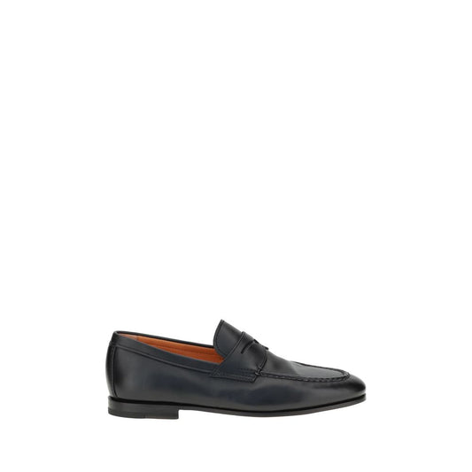 Santoni Leather Loafers: Timeless Elegance