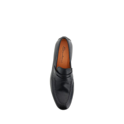 Santoni Leather Loafers: Timeless Elegance