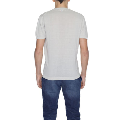 U.S. Polo Assn. Gray Cotton T-Shirt for Men