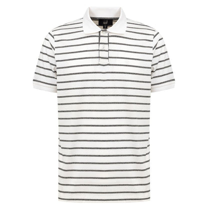 Dunhill White Cotton Polo Shirt