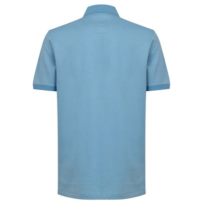 Dunhill Blue Cotton Polo Shirt