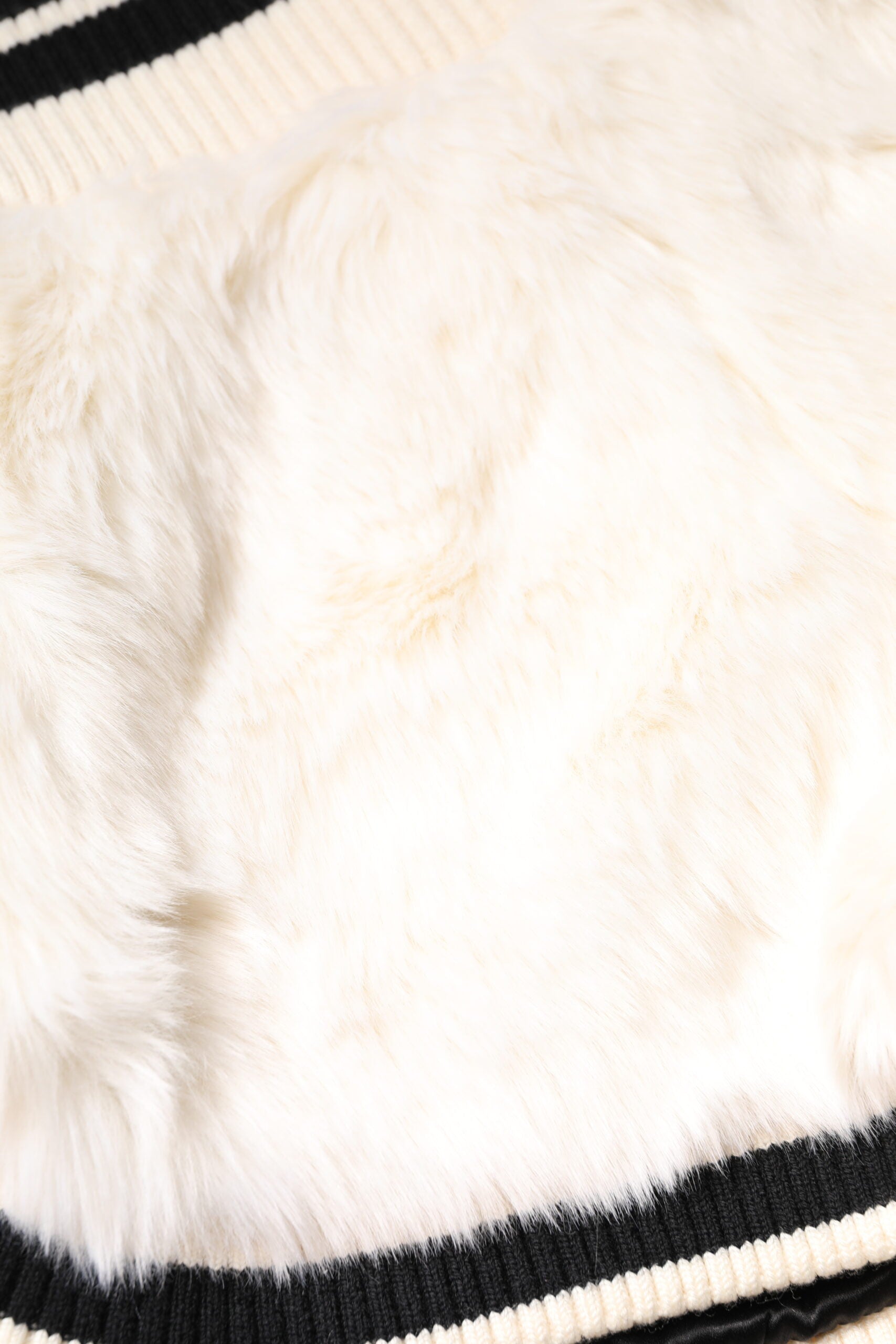 Dolce & Gabbana White Faux Fur High Waisted Hot Pants Shorts