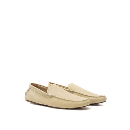 Bally Beige Leather Moccasin - Elegance Meets Comfort