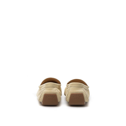 Bally Beige Leather Moccasin - Elegance Meets Comfort