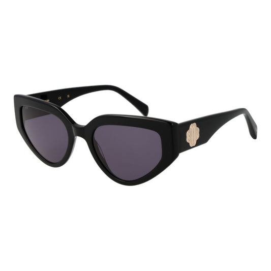 Maje Women’s Cat-Eye Sunglasses – Black Full-Rim, 52mm