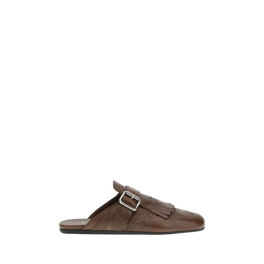 Prada Leather Mules - Elegant Slip-On Footwear