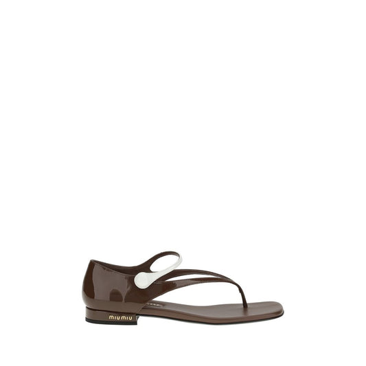 Miu Miu Thong Sandals - Elegant Summer Footwear