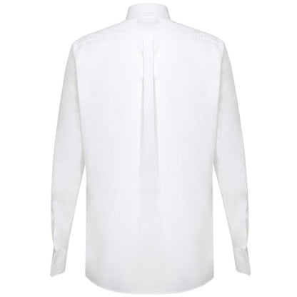 Dolce & Gabbana White Cotton Dress Shirt - Seamless Elegance