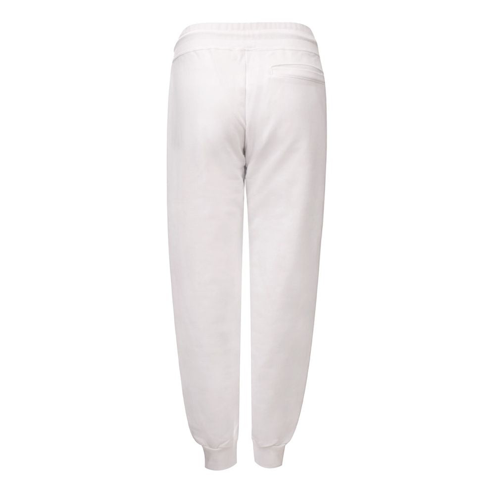 GCDS White Cotton Joggers