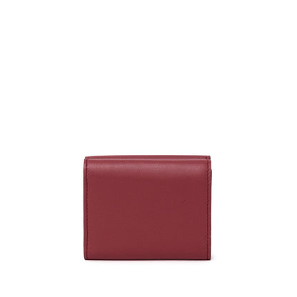Dolce & Gabbana Red Calfskin Leather Mini Wallet
