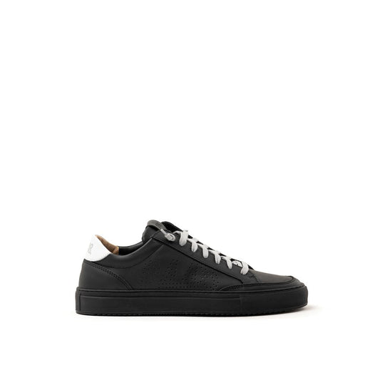 P448 Black Leather Sneakers for Optimal Style and Comfort