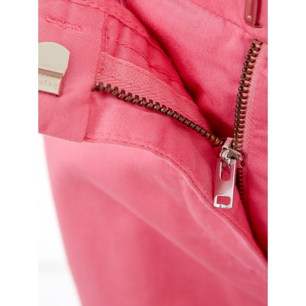 Elegant Cotton Pink Trousers by Lardini