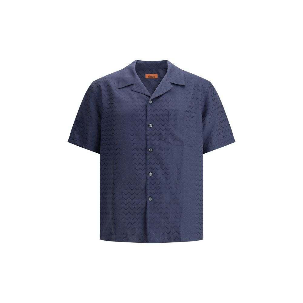 Missoni Shiny ZigZag Bowling Shirt