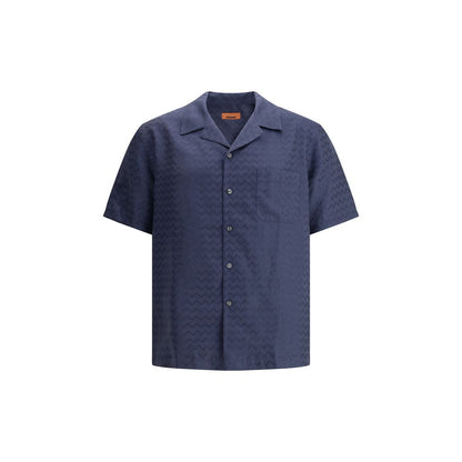 Missoni Shiny ZigZag Bowling Shirt