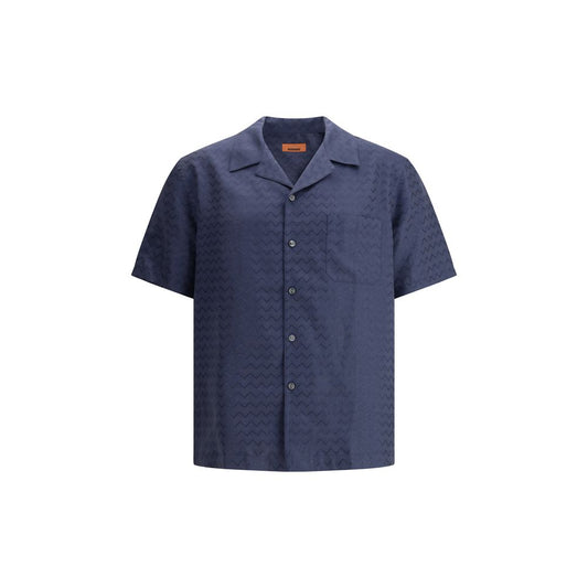 Missoni Shiny ZigZag Bowling Shirt