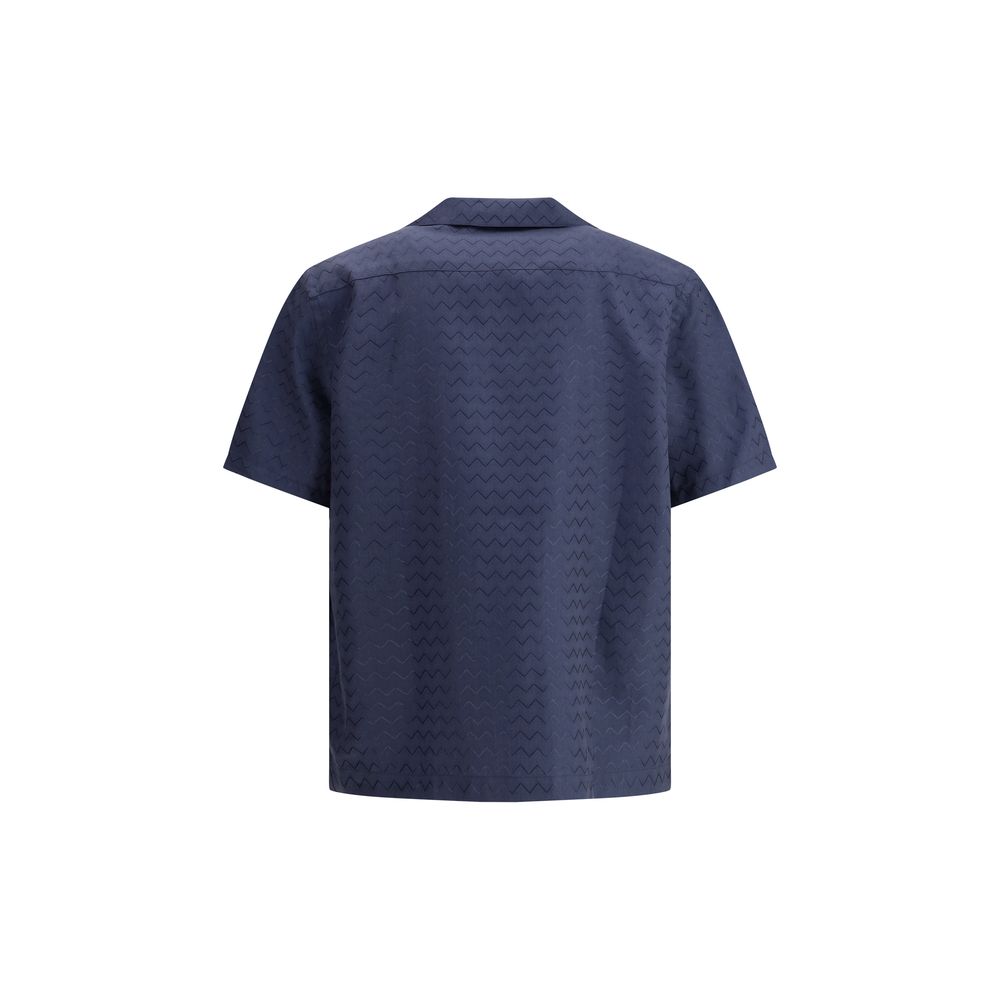 Missoni Shiny ZigZag Bowling Shirt
