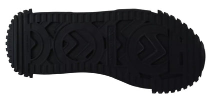 Dolce & Gabbana Black High Top Buckle Sorrento Sneakers