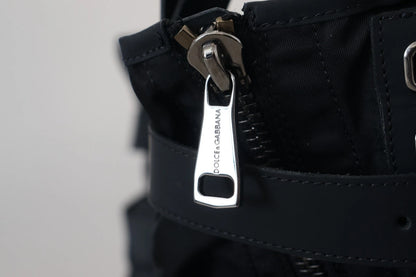 Dolce & Gabbana Black High Top Buckle Sorrento Sneakers