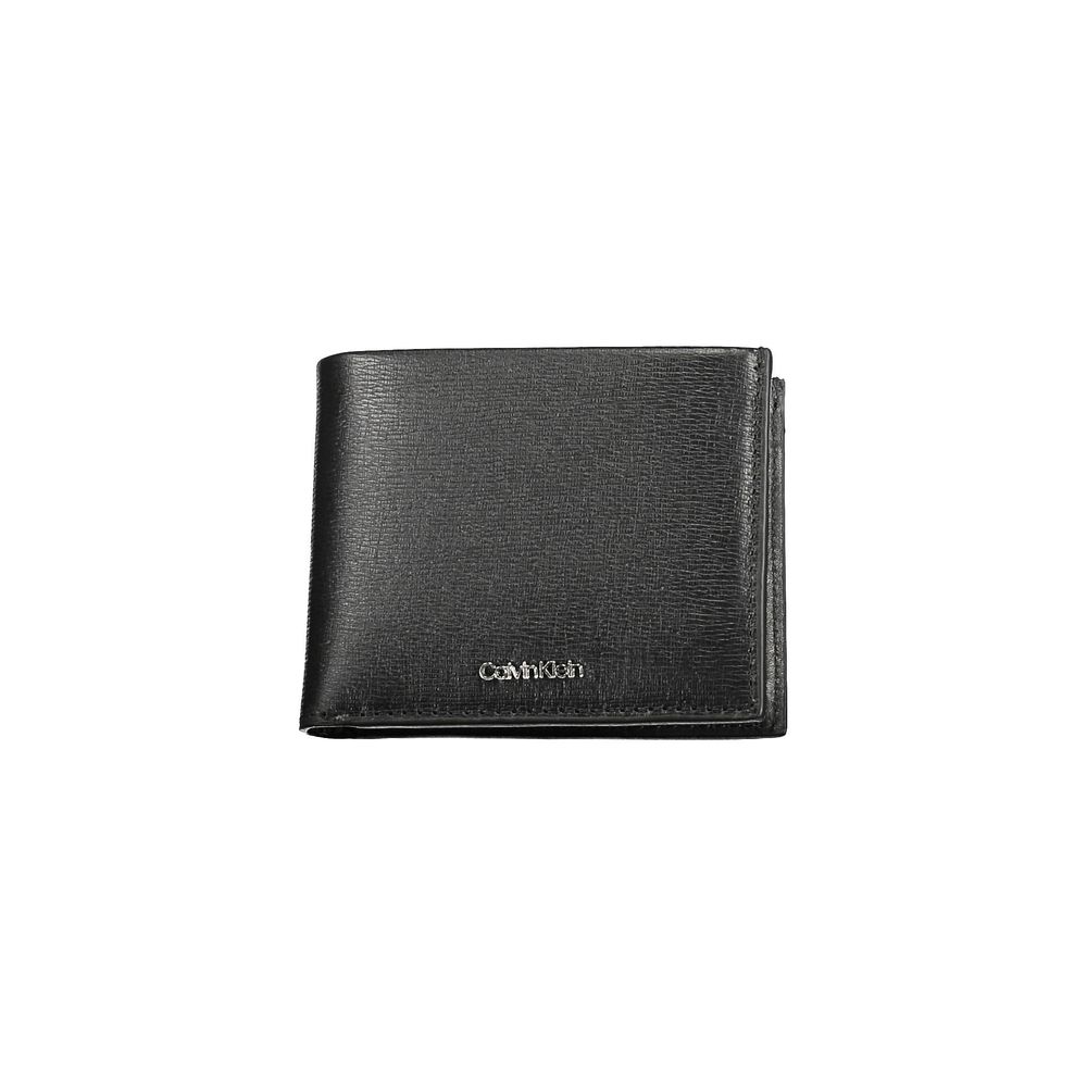 Calvin Klein Black Faux Leather Men's Wallet