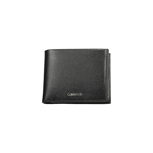 Calvin Klein Black Faux Leather Men's Wallet