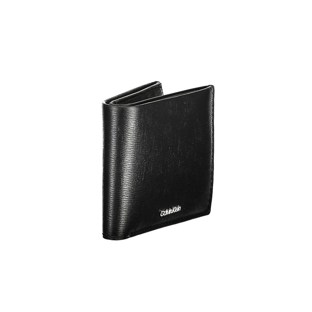 Calvin Klein Black Faux Leather Men's Wallet