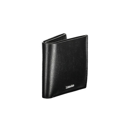 Calvin Klein Black Faux Leather Men's Wallet