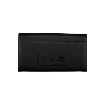 La Martina Black Faux Leather Women's Wallet