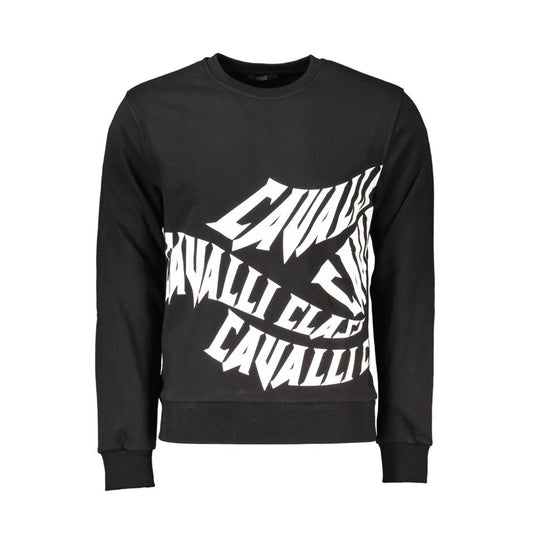 Cavalli Class Black Men's Sweater