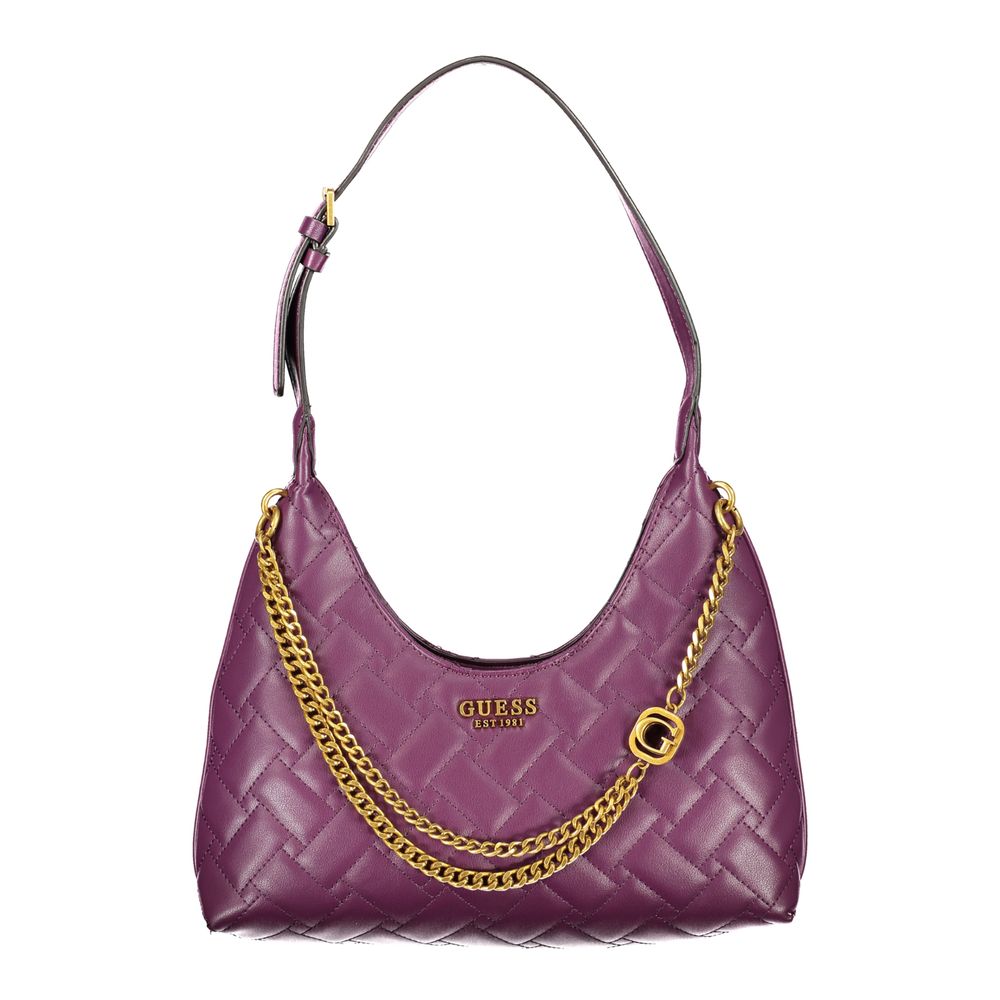 Guess Jeans Purple Gracelynn Handbag – Faux Leather, Chic Design