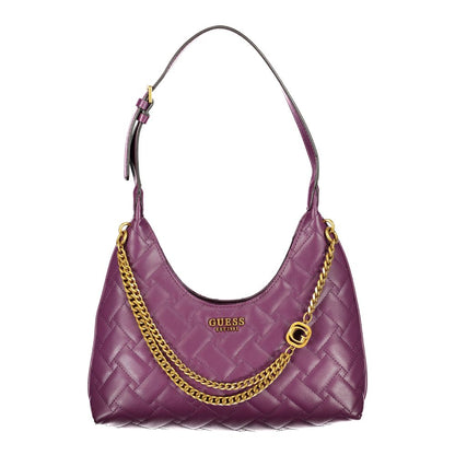 Guess Jeans Purple Gracelynn Handbag – Faux Leather, Chic Design