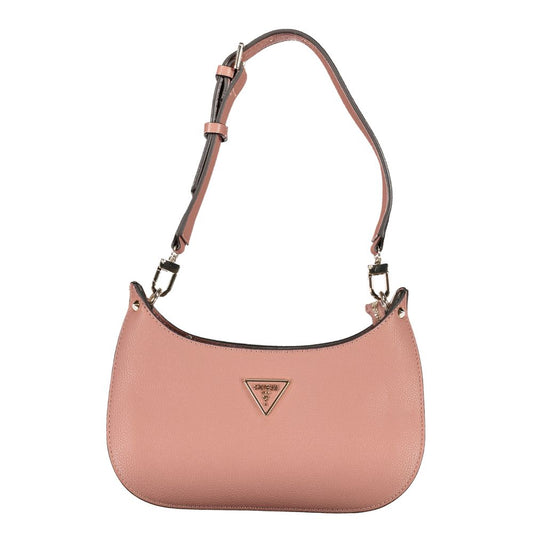 Guess Jeans Pink Meridian Mini Bag – Faux Leather, Chic Design