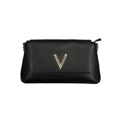 Valentino Bags Black Faux Leather Handbag with Adjustable Strap