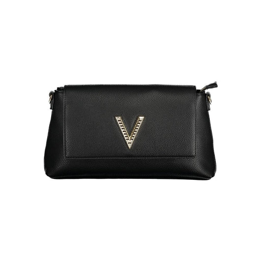 Valentino Bags Black Faux Leather Handbag with Adjustable Strap