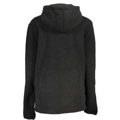 Norway 1963 Black Women's Half Zip Hooded Sweatshirt