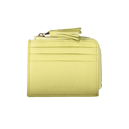 Coccinelle Yellow Leather Wallet - Stylish and Functional