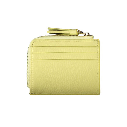 Coccinelle Yellow Leather Wallet - Stylish and Functional