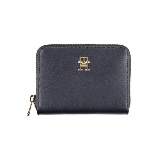 Tommy Hilfiger Blue Faux Leather Women’s Wallet