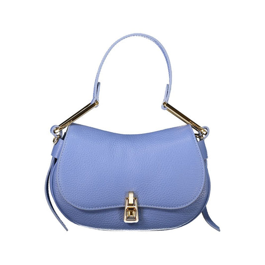 Coccinelle Light Blue Leather Women Handbag - Magie Soft Bag