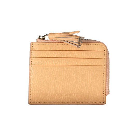Coccinelle Orange Leather Wallet - Timeless Elegance for Everyday Use