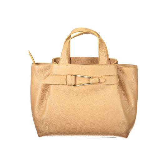 Coccinelle Brown Leather Women Handbag - Malory Bag